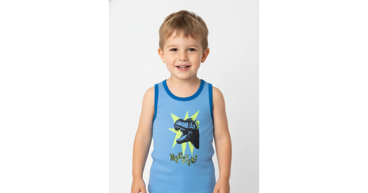 Chlapecké spodní tílko nátělník Wolf - dinosaurus