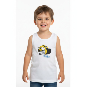 Chlapecké spodní tílko - nátělník Bagr Wolf