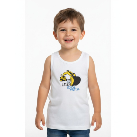 Chlapecké spodní tílko - nátělník Bagr Wolf