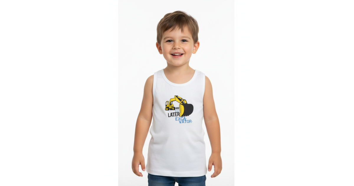 Chlapecké spodní tílko - nátělník Bagr Wolf