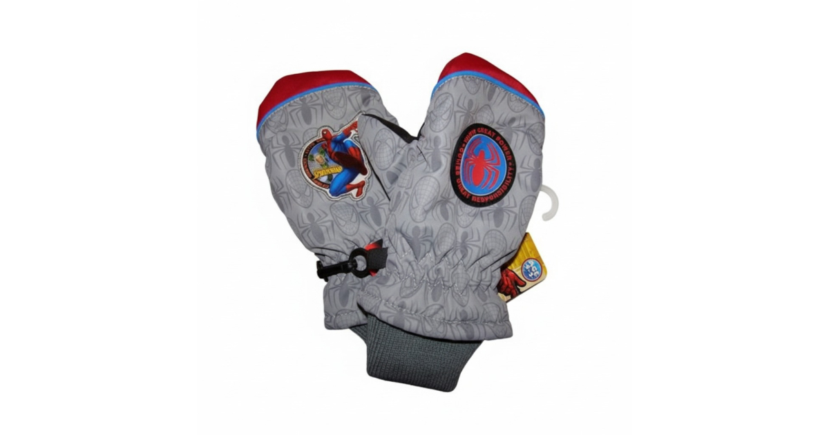 Zimní rukavice palčáky Spiderman vel.2-3 roky