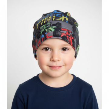 Chlapecká jarní čepice formule 4 - 10 let