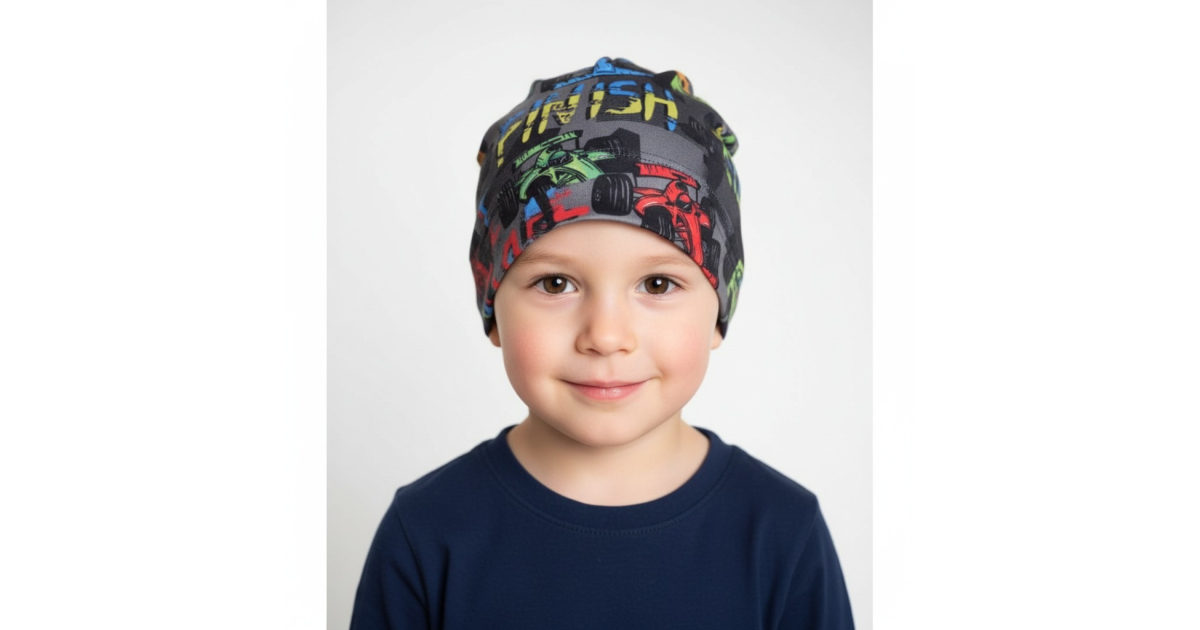 Chlapecká jarní čepice formule 4 - 10 let