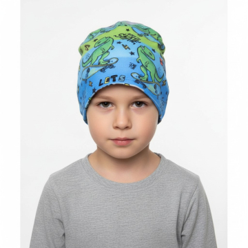 Chlapecká jarní čepice dinosaurus 4 - 10 let