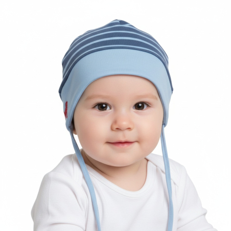 Kojenecká čepička proužek vel.1-2 roky