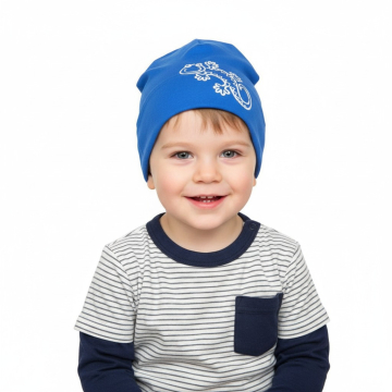 Chlapecká jarní čepice YETTY ještěrka  vel.45-48