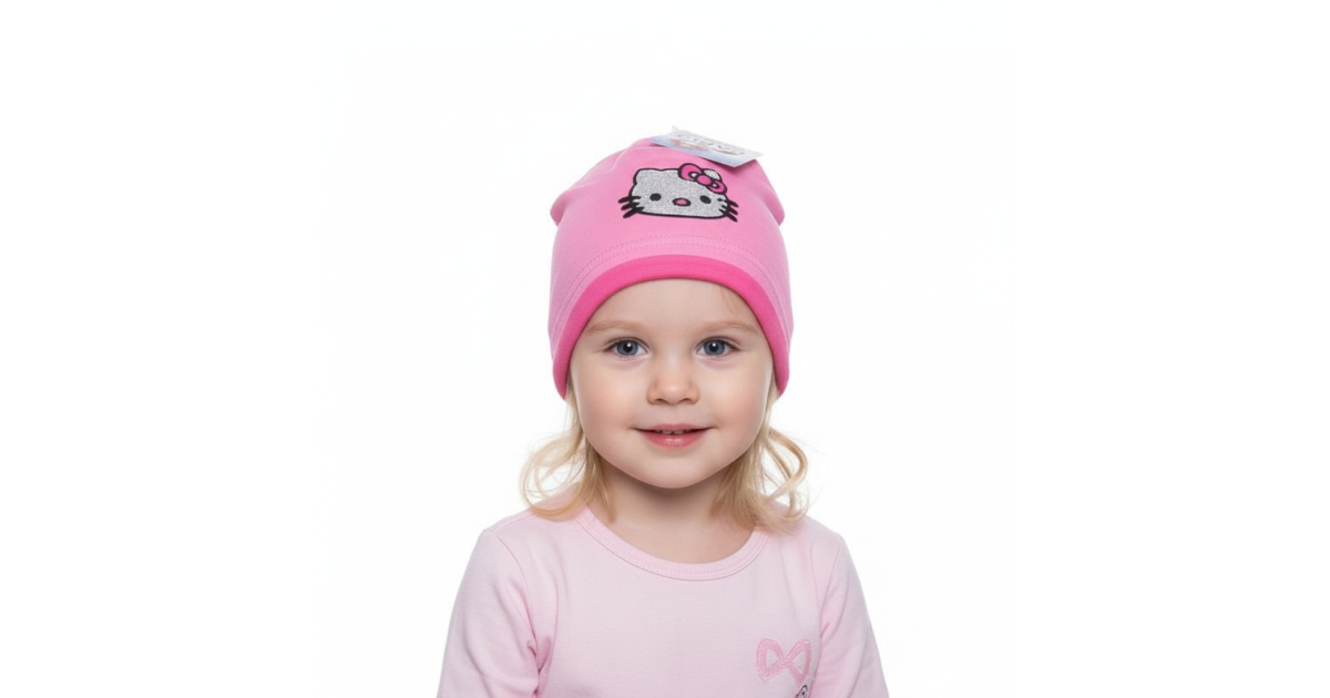 Dívčí čepice CAPU - kočička vel. 48-50