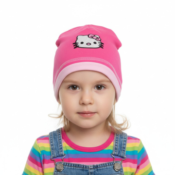 Dívčí čepice CAPU - kočička vel. 48-50