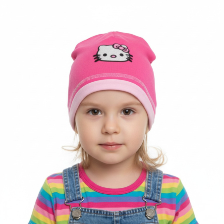 Dívčí čepice CAPU - kočička vel. 48-50