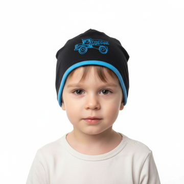 Chlapecká čepice PLETEX s lemem auto