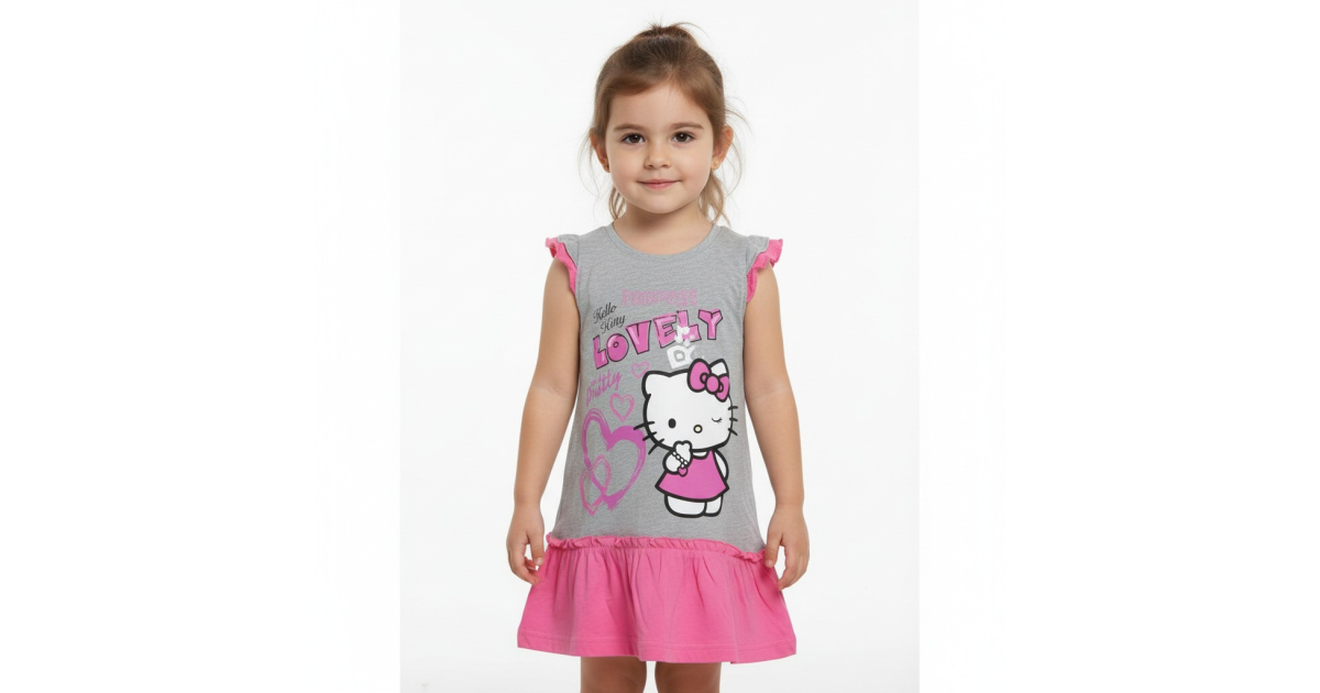 Dívčí letní šaty Kitty s volánky – roztomilé a pohodlné