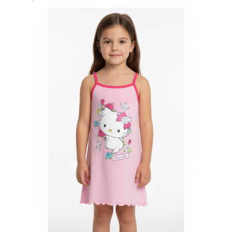Letní šaty a noční košilka kočička Kitty – roztomilé 2v1