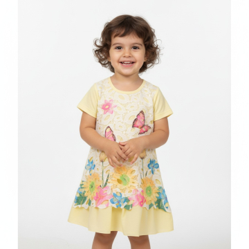 Dívčí krajkové šaty s motýlky – elegantní a roztomilé