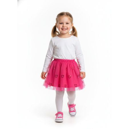 Dívčí letní sukýnka TUTU s flitrovými kočičkami – lehká a stylová