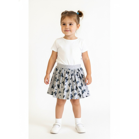 Dívčí letní sukýnka motýlková – lehká a stylová