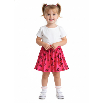 Dívčí letní sukýnka motýlková – lehká a stylová
