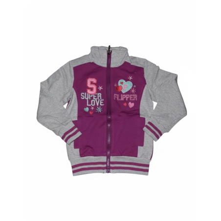 Dívčí tepláková souprava se srdíčkem - Bavlna, pohodlí