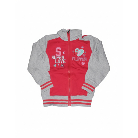 Dívčí tepláková souprava se srdíčkem - Bavlna, pohodlí