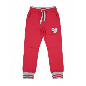 Dívčí tepláková souprava se srdíčkem - Bavlna, pohodlí