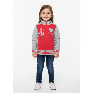 Dívčí tepláková souprava se srdíčkem - Bavlna, pohodlí