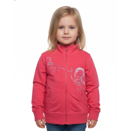 Dívčí tepláková souprava s holčičkou Wolf