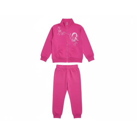 Dívčí tepláková souprava s holčičkou Wolf