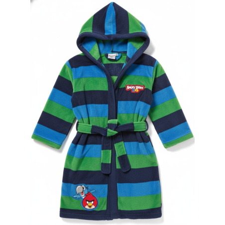 Fleecový dětský župan Angry Birds Rio - teplý a měkký s kapucí, ideální dárek