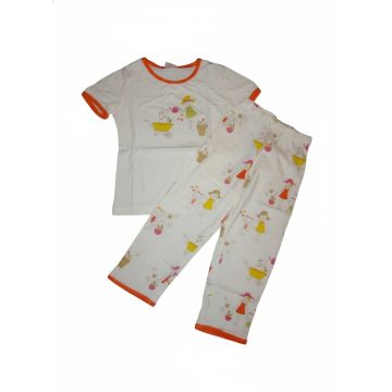 Dívčí bavlněné pyžamo s roztomilým designem | Pohodlí