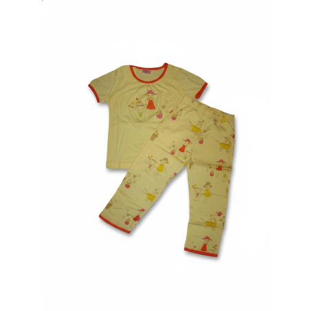 Dívčí bavlněné pyžamo s roztomilým designem | Pohodlí