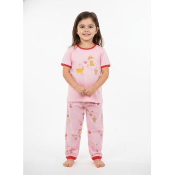 Dívčí bavlněné pyžamo s roztomilým designem | Pohodlí