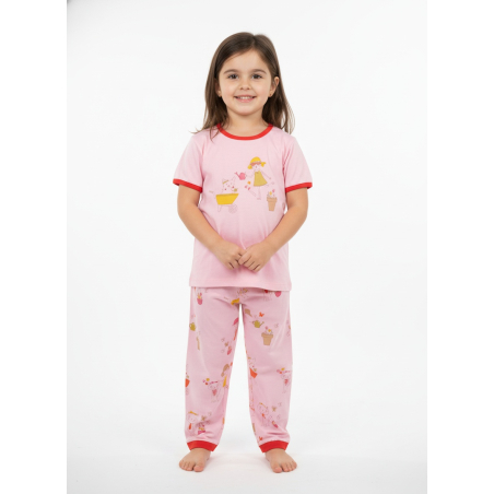 Dívčí bavlněné pyžamo s roztomilým designem | Pohodlí