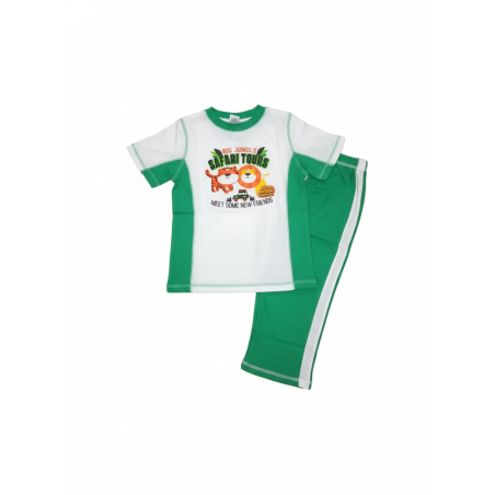 Chlapecké Safari Pyžamo pro Dobrodružné Noci na léto