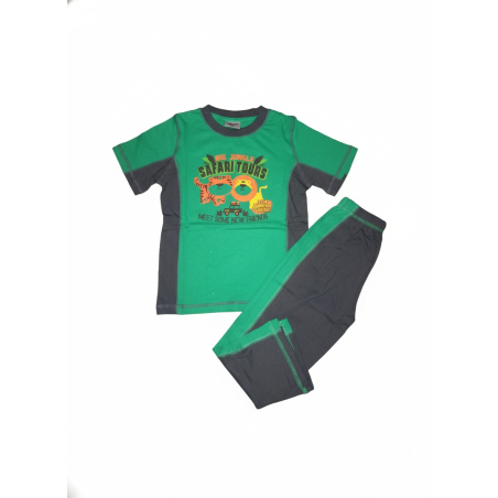 Chlapecké Safari Pyžamo pro Dobrodružné Noci na léto