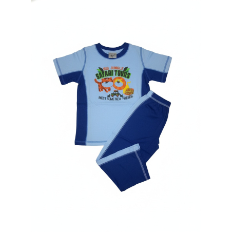 Chlapecké Safari Pyžamo pro Dobrodružné Noci na léto