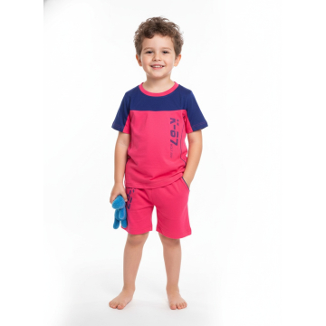 Letní pyžamo pro kluky -  Sportovní komplet s číslem, kraťasy na gumu.