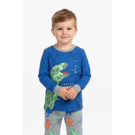 Chlapecké pyžamo s dinosaury | 100% bavlna | Pohodlné