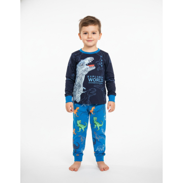 Chlapecké pyžamo s dinosaury | 100% bavlna | Pohodlné