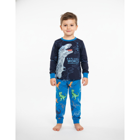 Chlapecké pyžamo s dinosaury | 100% bavlna | Pohodlné
