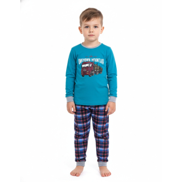 Chlapecké pyžamo Wolf s autem | 100% bavlna, kvalita