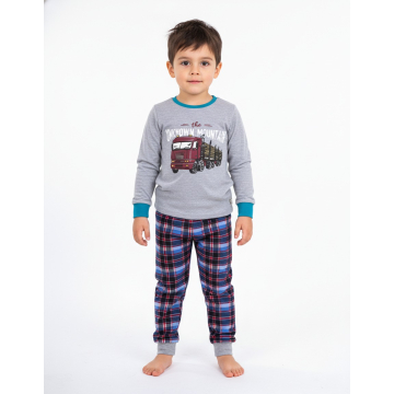 Chlapecké pyžamo Wolf s autem | 100% bavlna, kvalita