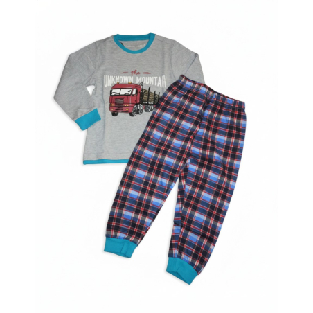 Chlapecké pyžamo Wolf s autem | 100% bavlna, kvalita