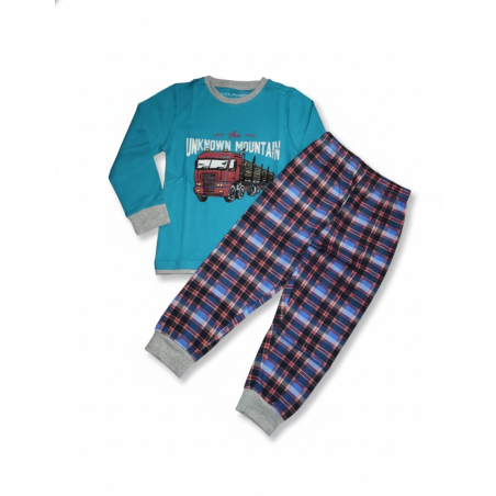 Chlapecké pyžamo Wolf s autem | 100% bavlna, kvalita