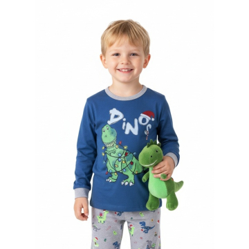 Chlapecké pyžamo s dinosauřími motivy - svítící obrázek