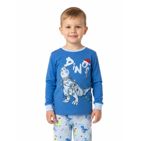 Chlapecké pyžamo s dinosauřími motivy - svítící obrázek