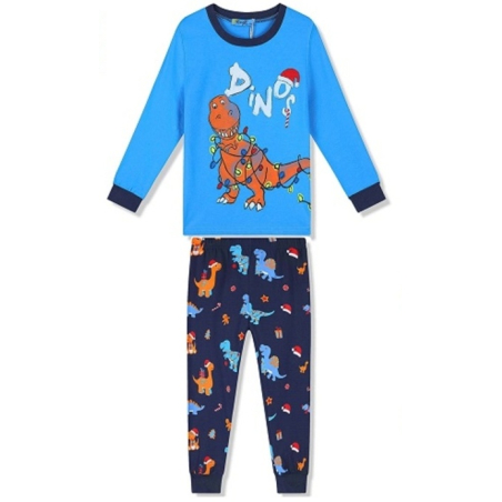 Chlapecké pyžamo s dinosauřími motivy - svítící obrázek
