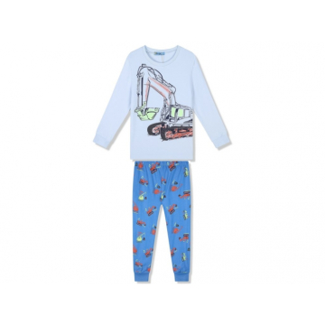 Chlapecké pyžamo s bagrem – svítící ve tmě | Kugo BAGR