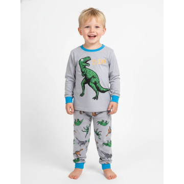 Chlapecké pyžamo s dinosaury | 100% bavlna | Pohodlné