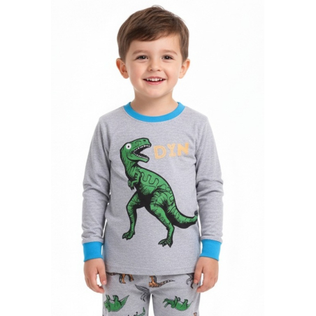 Chlapecké pyžamo s dinosaury | 100% bavlna | Pohodlné