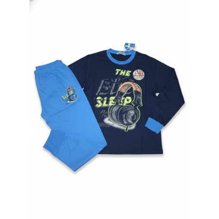 Chlapecké pyžamo se sluchátky | 100% bavlna, svítí ve tmě