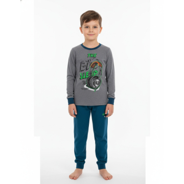Chlapecké pyžamo se sluchátky | 100% bavlna, svítí ve tmě
